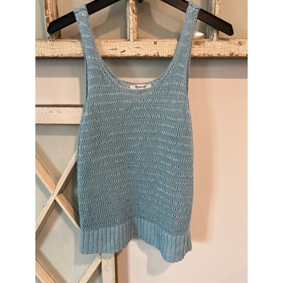 Madewell size XS linen tank top sweater - Picture 1 of 3